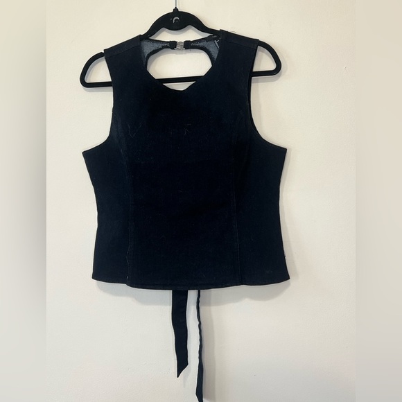 Vintage-Inspired Forever 21 Denim Top (Size XL) NAVY - Picture 5 of 5